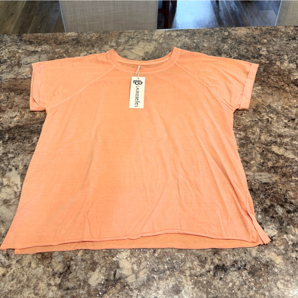 Women's Orange Short Sleeve Tee